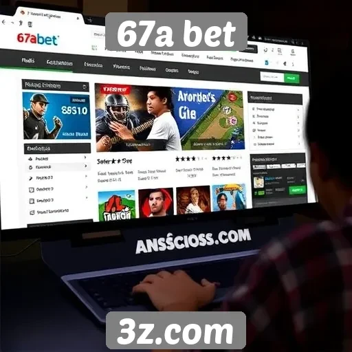 Análise da interface do usuário do site 67a bet